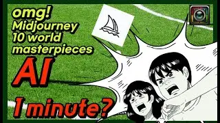 omg!To AI Midjourney10 world masterpieces in 1 minute?