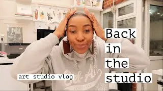 028 Art studio vlog | I'm back with another vlog finally.