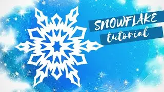 Paper snowflake easy! How to make easy paper snowflakes - Paper Snowflake №6! Creative DIY Projects
