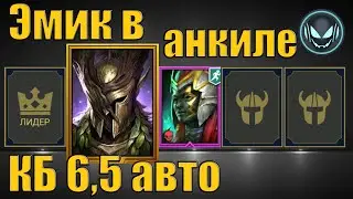 Эмик Храбрый в анкиле с Фаталистом и 3 ДД, КБ 6,5 авто | Gray plays | Raid SL