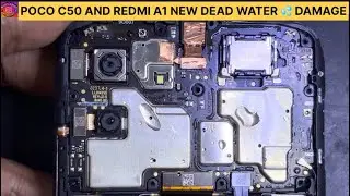 👉📱✅ POCO C50 AND REDMI A1 DEAD WATER 💦 DAMAGE REPAIR,SHORT,DISPLAY LIGHT SOLUTION/ #viralvideo2024