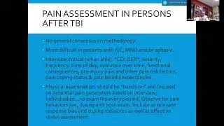Pain Assessment and Management After Traumatic Brain Injury - Nathan Zasler, MD (TBI)