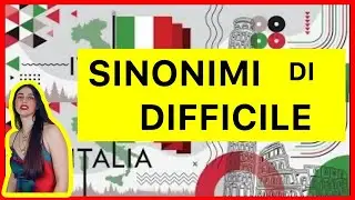 SINONIMI DI DIFFICILE || BIALOGOS-  LEARN ITALIAN