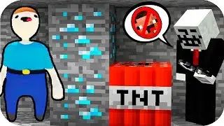ПЛАСТИЛИНОВЫЙ НУБ НАШЕЛ НЕВИДИМОГО ПРО НУБИКА В МАЙНКРАФТ ! КАК СДЕЛАТЬ ПОРТАЛ В ПЛАСТИЛИНОВЫЙ МИР