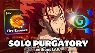 SOLO PURGATORY Fire Cavern Without LAW! | Anime Last Stand