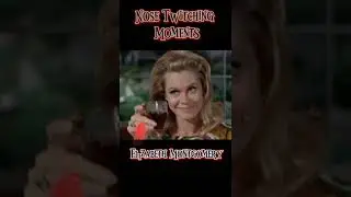 NICOLE KIDMAN & ELIZABETH MONTGOMERY NOSE TWITCHING MOMENTS | BEWITCHED #shorts #bewitched