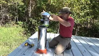 GUEST CABIN in OUR Woods - Installing The Wood Stove