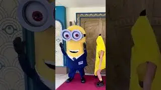 SEGREDOS MINIONS - Me vesti de banana na Universal #minions #filmes #universal #meumalvadofavorito