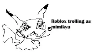 Roblox mic up trolling as Mimikyu