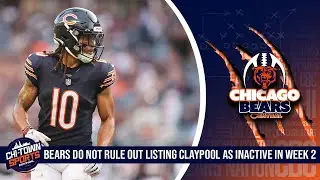 Will Chase Claypool Be Inactive For Chicago Bears Week 2 Game?
