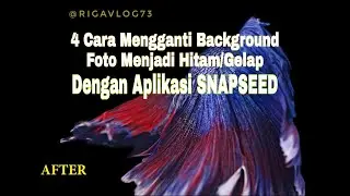 TUTORIAL EDIT BACKGROUND FOTO I SNAPSEED I APLIKASI HP l Part 1