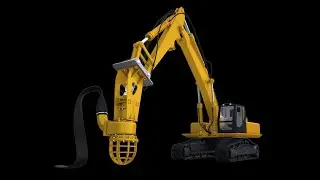 Землесос «Pilemaster PD3000-уникальное навесное оборудование для экскаватора.
