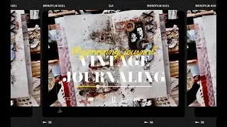 ▪️4K ASMR vintage journaling▪️빈티지로 추석 맞이하기▪️빈티지다꾸▪️