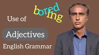 Use of Adjectives | English Grammar 