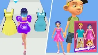 Doll Designer 👗👸👗 All Levels Gameplay Trailer Android, iOS DD1GP13