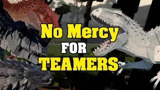 NO MERCY FOR TEAMERS PT4 in #jurassicblocky #roblox
