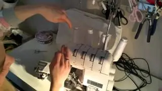 Overlock Tecstar, Medion, Micromaxx, einfädeln