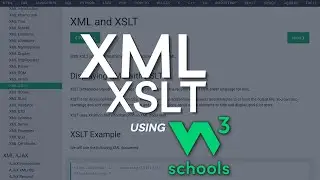 W3Schools XML XSLT tutorial | XSLT XML Tutorial for Beginners | W3Schools XML XSLT