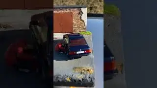 Диорама с гаражами, масштаб 1:43. Автор Виталий Король. Хобби, моделизм, миниатюра
