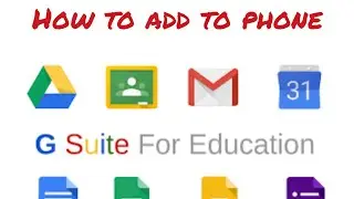 How to add Gsuite account on phone and using Google Classroom on phone| HIET GROUP
