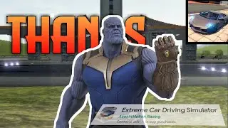 Extreme Car Driving Simulator : I Found Thanos in airport