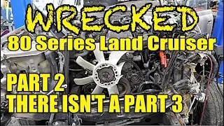 PART 2! Will This DE-STROYED Toyota Land Cruiser Run? We've Got A Few Problems Here...