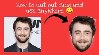 How to cutoff face from images and use it anywhere easily || Photo editing || #PicsArt