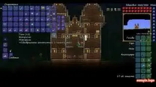 Дом для выживания в Terraria.