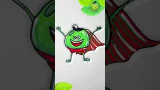 Рисунок героя Гошика горошка #shorts