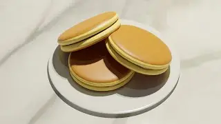 Dorayaki | Speedmodel | Blender 3.1