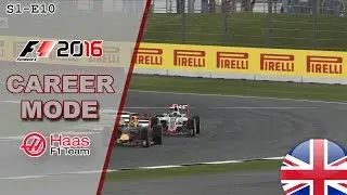 F1 2016 CAREER MODE | LAST LAP ACTION! | Part 10 - British GP (Haas)