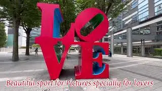 西新宿　Love area beautiful spot for lovers Shinjuku Tokyo Japan