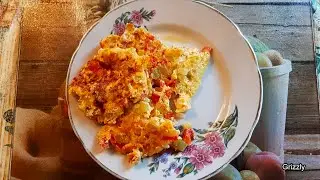 Омлет микс с овощами.