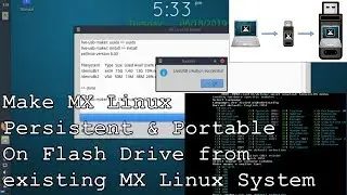 Install MX Linux on Flash Drive (Persistent & Portable) from existing MX Linux