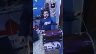 BRILLIANT  TALENTED  BOY WITH DHOOL  -NICE WORK With DHOOL