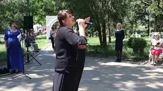 Анна Устинова. Пушкинский день. Арт-клуб "Февраль" в сквере Пушкина.