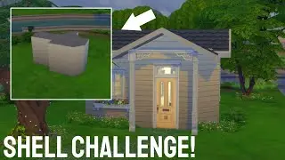 I tried to make a house out of this impossible shell in The Sims 4!!
