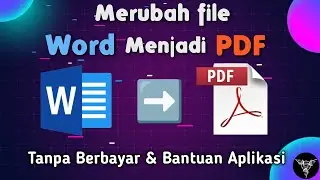 Cara Merubah Dokumen Word Jadi PDF di HP Tanpa Aplikasi & Berbayar || MONLIS TRIK