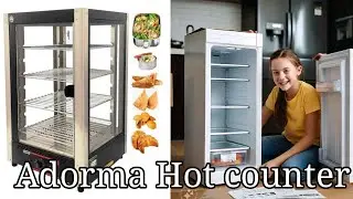 "Hot & Fresh Display! Adorma Hot Pettis Samosa Display Counter Unboxing & Review"