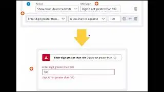 9.7 Data validation | Business logic data validation | Validation on a form
