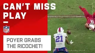 Jordan Poyer Grabs the Ricocheted INT from Fitzgerald!