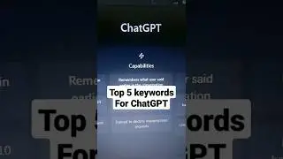 #top keywords for ChatGPT🔥 #trending #keywords #chat #chatgpt #gpt4 #ai #artificial #explore #shorts