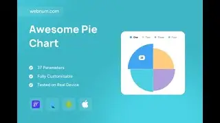 Awesome Pie Chart Widget for FlutterFlow 📉 Fully Customizable 👍 