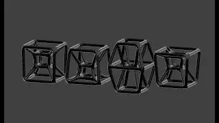 LIVENODING 970 / Blender Procedural HyperCube Animation