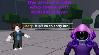 the end of those who mess with mobille player in Strongest Battlegrounds #thestrongestbattlegrounds