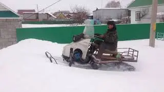 самодельный снегоход своими руками