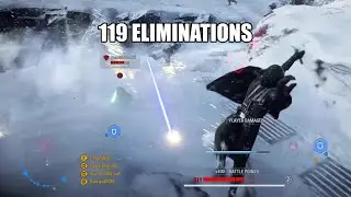 Vader visits Hoth - Star Wars Battlefront 2 - Galactic Assault #4 (4K 60 FPS)