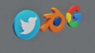 convert your 2D SVG image into 3D by using Blender 2.9 | Logo 2D into 3D