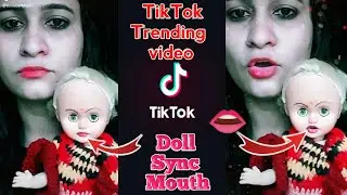 tiktok par doll sync mouth video tutorial | tiktok par doll lipsing video kaise banaye..