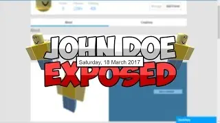 JOHN DOE IS NOT REAL WITH PROOF 2017